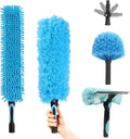 Ceiling Fan Duster Kit – 5-in-1 Bendable & Dual-Sided Heads – Washable Dusters by GameXcel