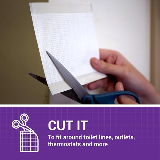 StrongPatch® 6 in. x 6 in. Flexible Self-Adhesive Wall Repair Patch – Versatile - Image 4