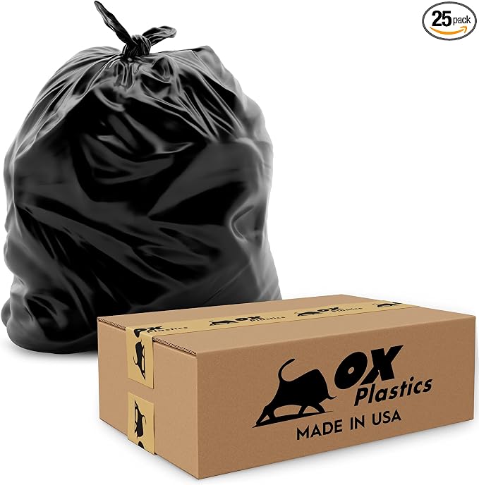 Ox Plastics Trash Can Liners Bags by OxPlastics