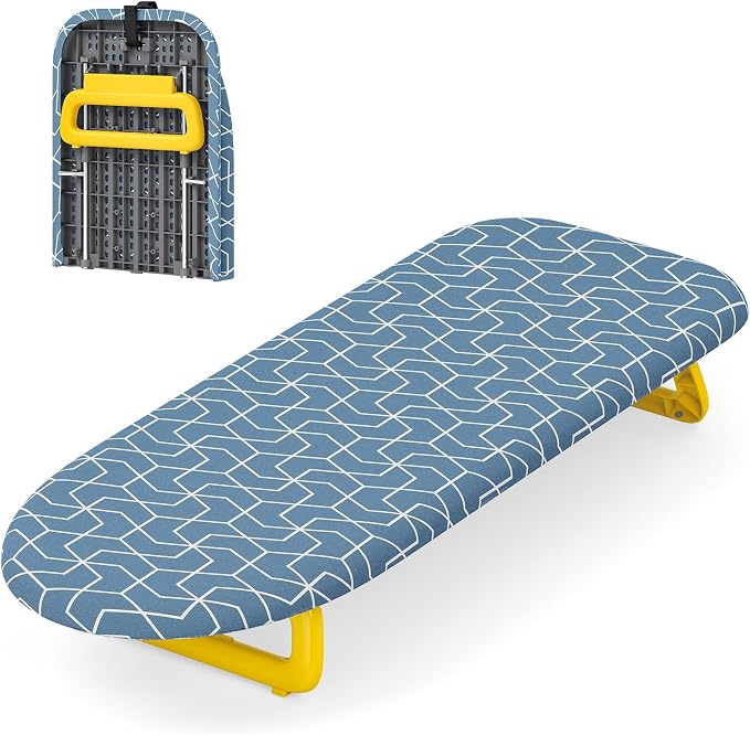 Small Ironing Board Tabletop, Foldable Mini Ironing Board, Table top Ironing by APEXCHASER