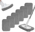 6PCS Reusable Mop Pads Fit for Flat Mops, Chenille Mop Refill Pads Washable Mop by Zrpot