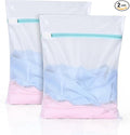 OTraki 12x16 Inch Mesh Laundry Bag 2 Pack Small Lingerie Sock Bag Washing by OTraki