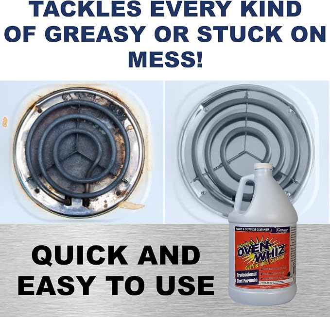 1 Gallon Oven-Whiz Oven & Grill Cleaner by FryOilSaver Co., Removes Tough Stains - Image 6