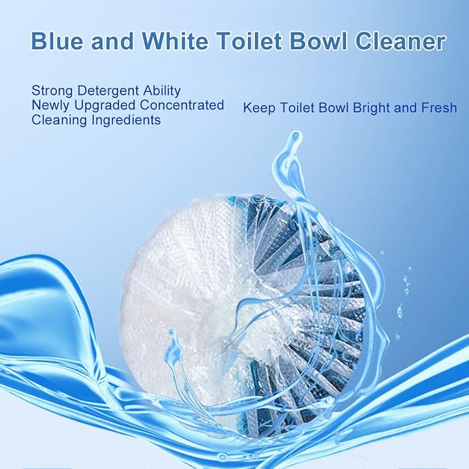 KIISIISO Toilet Bowl Cleaner Tablets, 12 PACK Commercial Household Bathroom - Image 7