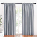 RYB HOME Large Curtains for Living Room 84 inches Length, W 70 x L 84, Light by RYBHOME