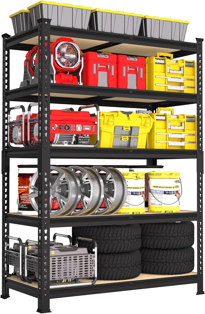 PrimeZone 35.5" x 12" x 72" Heavy Duty Storage Shelves by PrimeZone