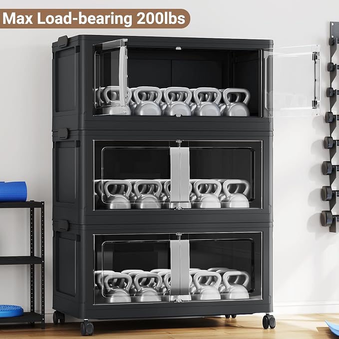 BROVIEW 160QT Stackable Storage Bins - Image 7