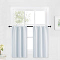 RYB HOME Half Window Curtains for Kids Nursery, Privacy Room Darkening Curtain by RYBHOME