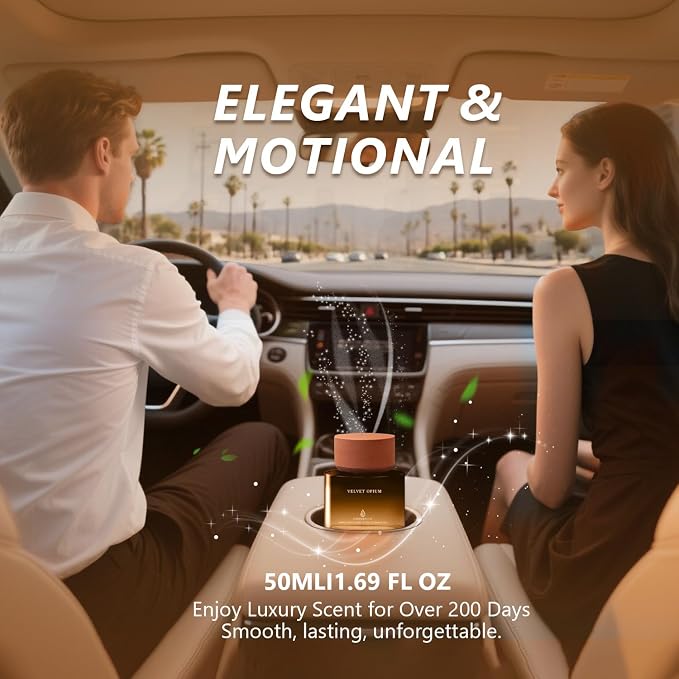 Car Air Freshener Cup 50ml Car Air Fresheners Woody Citrus Diffuser - Image 5