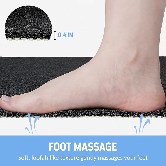 Non-Slip Bathtub Mat, 2 Pack Anti Slip Shower Mat, Fast Drying Bathtub Mats - Image 5