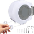 Retractable Clothesline Outdoors, 49 Feet PVC Heavy Duty Retractable Clothes by Unknown