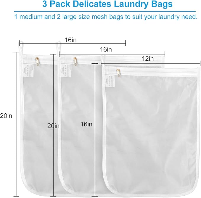 Gogooda Delicates Laundry Bags, Fine Mesh Wash Bag - Image 4