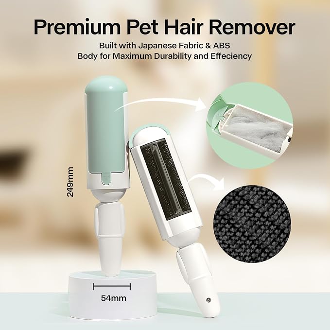 PAKEWAY 2 Pack Pet Hair Removal Tool, Reusable Dog & Cat Fur Remover - Image 4