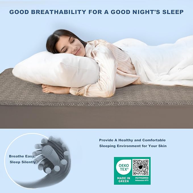 GRT Waterproof Mattress Protector Full, Breathable Bamboo Charcoal Fiber - Image 5
