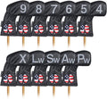 CRAFTSMAN GOLF 11pcs /Set USA US Flag Clover Leather Left Right Black White by CRAFTSMANGOLF