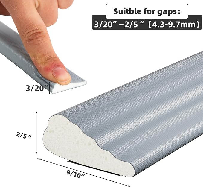 9.8 Ft Weather Stripping Seal Strip - Image 3