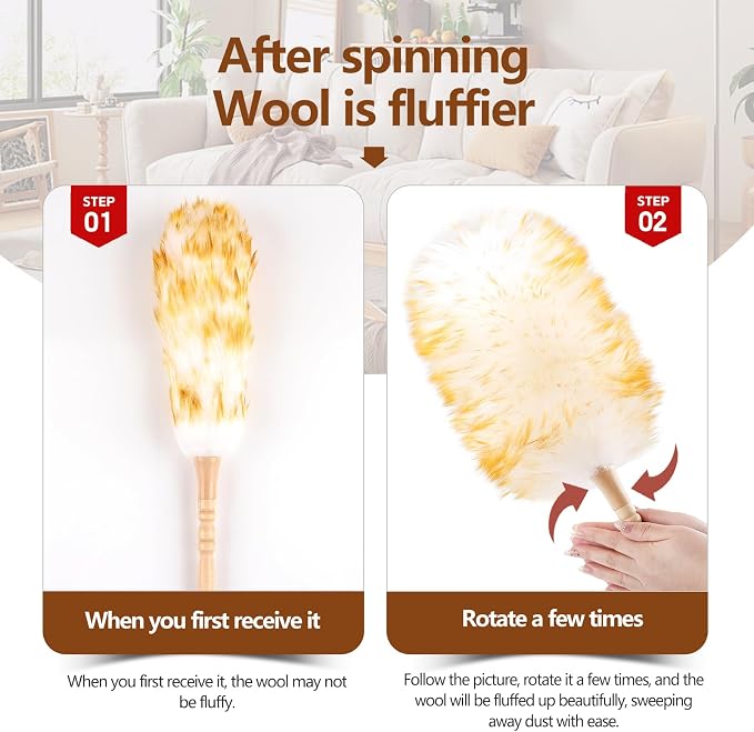 Lambswool Duster for Cleaning - Image 5