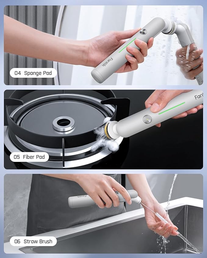 Fanttik G9 Nano Cordless Spin Scrubber - Image 6