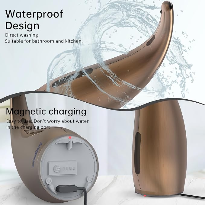 Adjustable Automatic Soap Dispenser Touchless, 4 Adjustable Levels Touchless - Image 4
