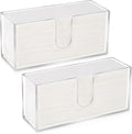 2Pcs Acrylic Paper Towel Dispenser, Paper Towel Holder Countertop Clear Multi by Unknown