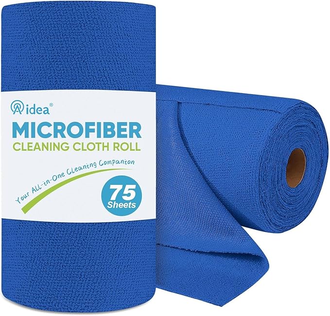 AIDEA Microfiber Cleaning Cloth Roll, Reusable Paper Towels Tear Away Cloth by AIDEAHOME