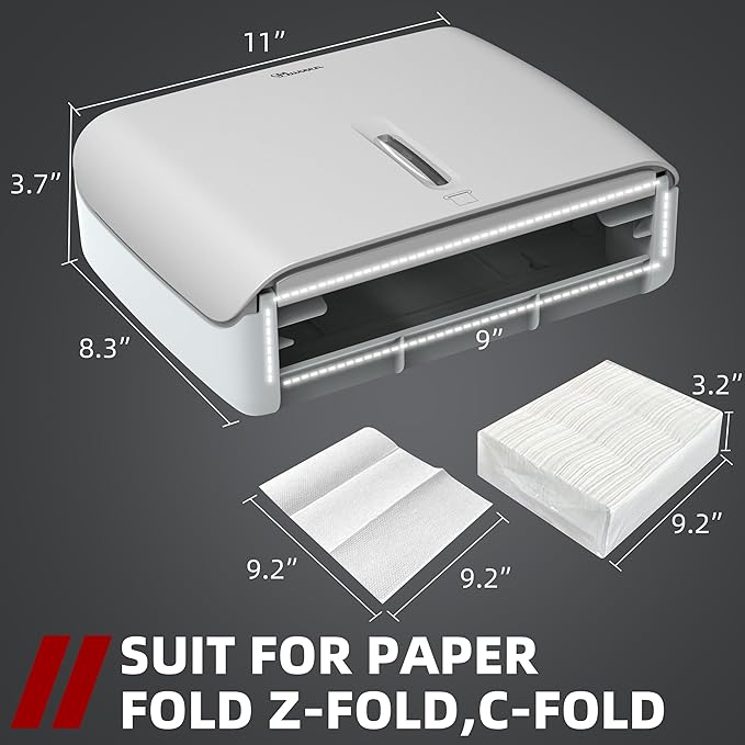 Multifold Paper Towel Dispenser Wall Surface Mounted Compatible - Image 4