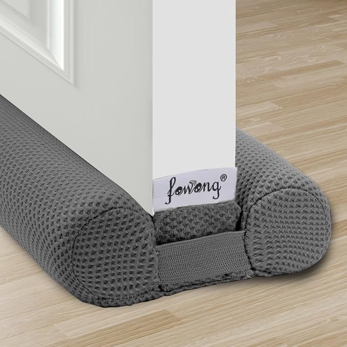 fowong Under Door Draft Stopper 32 Inch Adjustable Draft Stopper by fowong