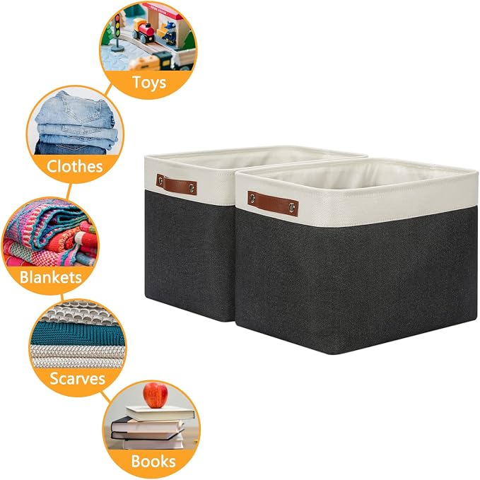 DULLEMELO Storage Bins Large-16"x12"x12" - Image 4