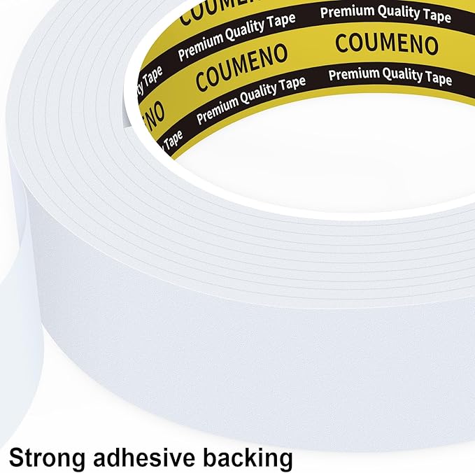 EVA Single Sided Adhesive White Foam Tape 1.2in x 16.4FT Sealing Strip Foam Pad - Image 5