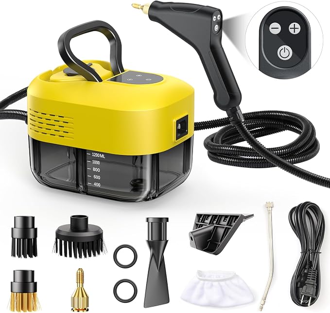 Steam Cleaner for Home＆Kitchen, 212°F High Temperature, 1200ML Tank, Portable by Unknown