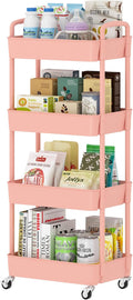 Sywhitta 4-Tier Plastic Rolling Utility Cart by haseverythingyouneed