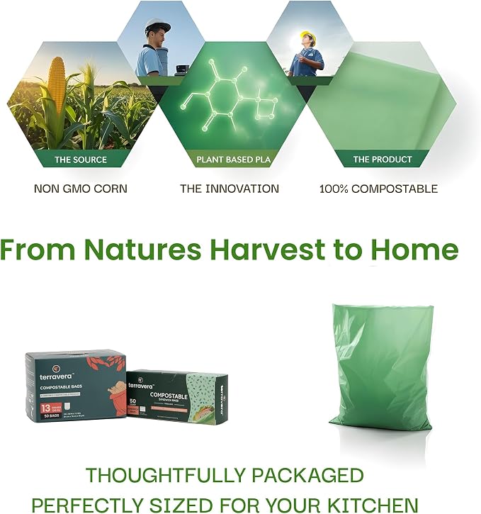 13 Gallon Compostable Trash Bags - Image 5