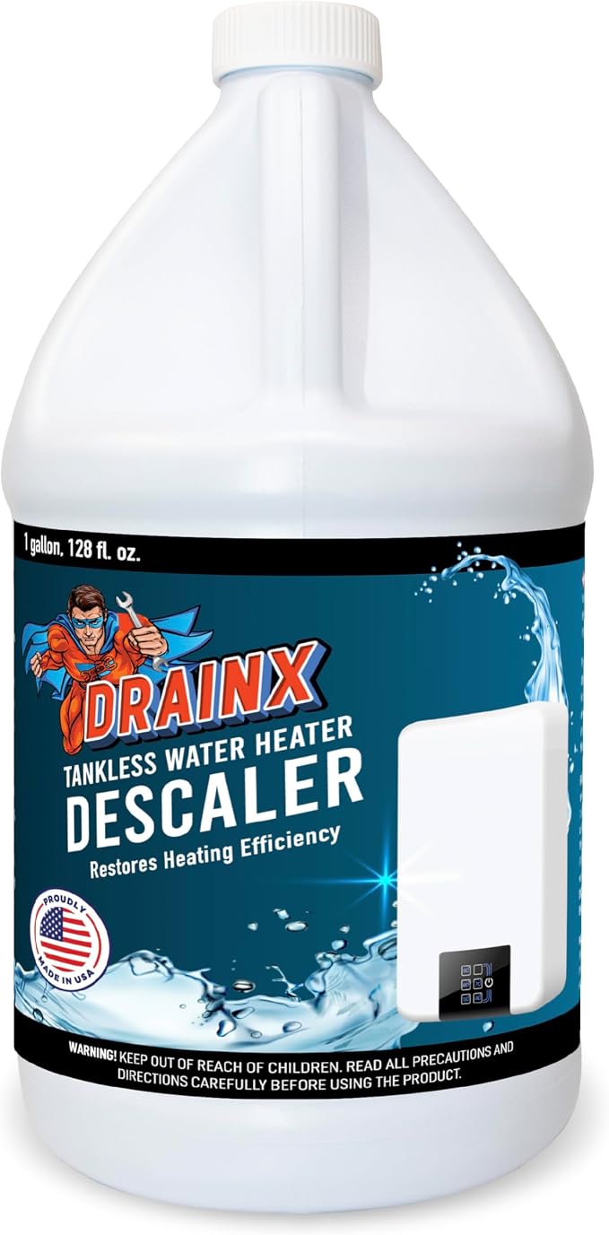 DrainX Tankless Water Heater Descaling Solution | Highly Effective Descaler by DrainX