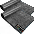 GORILLA GRIP Traffic Guard Door Mat, 2 Pack, Heavy Duty Waterproof Doormat by GorillaGrip