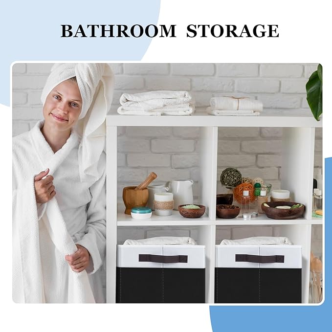 Criusia 8 Pack Large Storage Baskets - Image 6