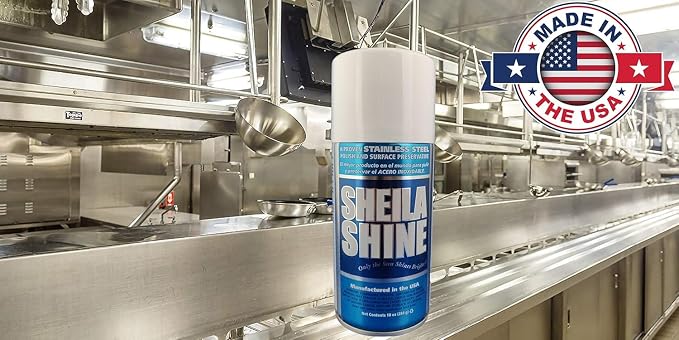 Sheila Shine 12 x 10 Oz. Stainless Steel Cleaner and Polish Aerosol Spray - Image 3