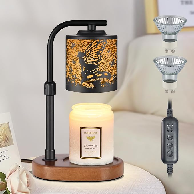 Candle Warmer Lamp with Timer, Birthday Gifts by Kobodon