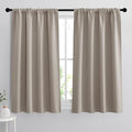 RYB HOME Small Window Curtains for Kitchen, Thermal Insulated Privacy Shades by RYBHOME