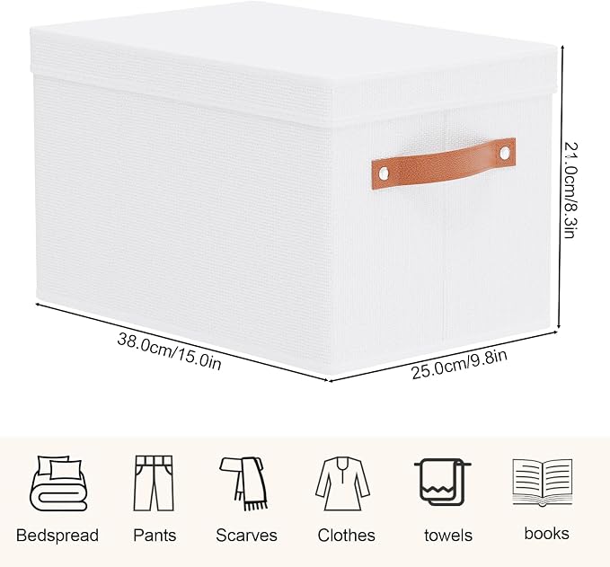 Fabric Storage Bins, Clothes Boxes - Image 4