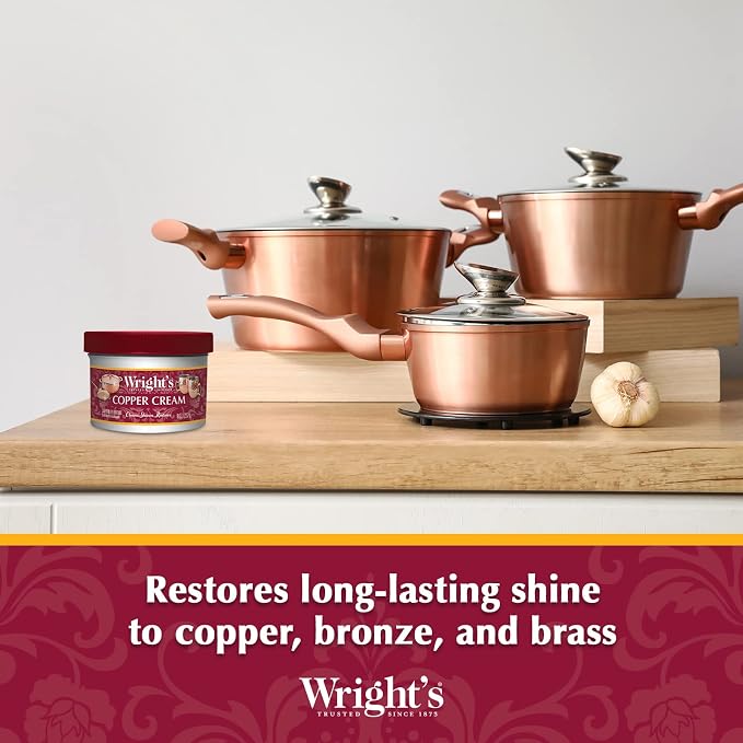 Wright's by Weiman Cream Copper and Brass Cleaner - Image 6