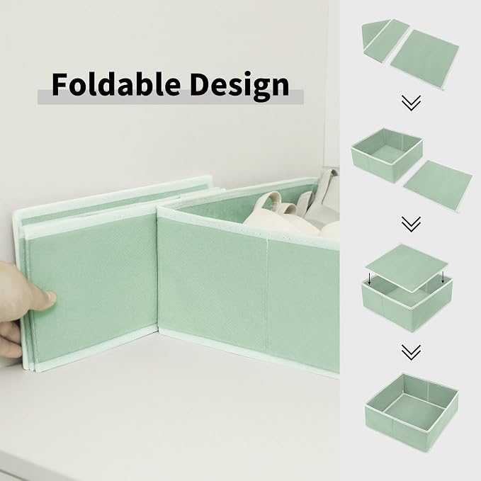 Cupic Cupid Drawer Organizer, Dresser Organizers, Foldabe Drawer Organizer - Image 4