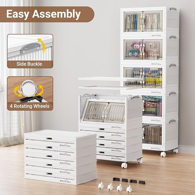 BROVIEW 135Qt Stackable Storage Bins - Image 6