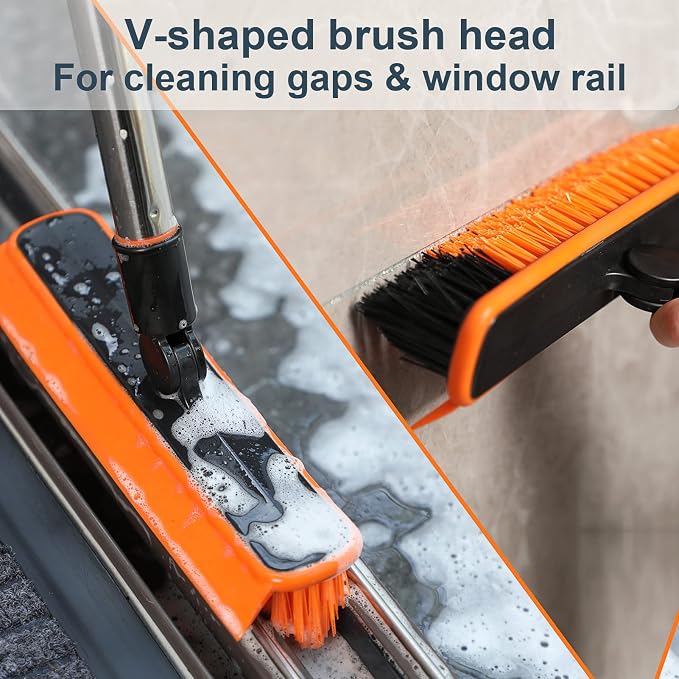 2 in 1 Floor Scrub Brush Grout Brush - Image 6