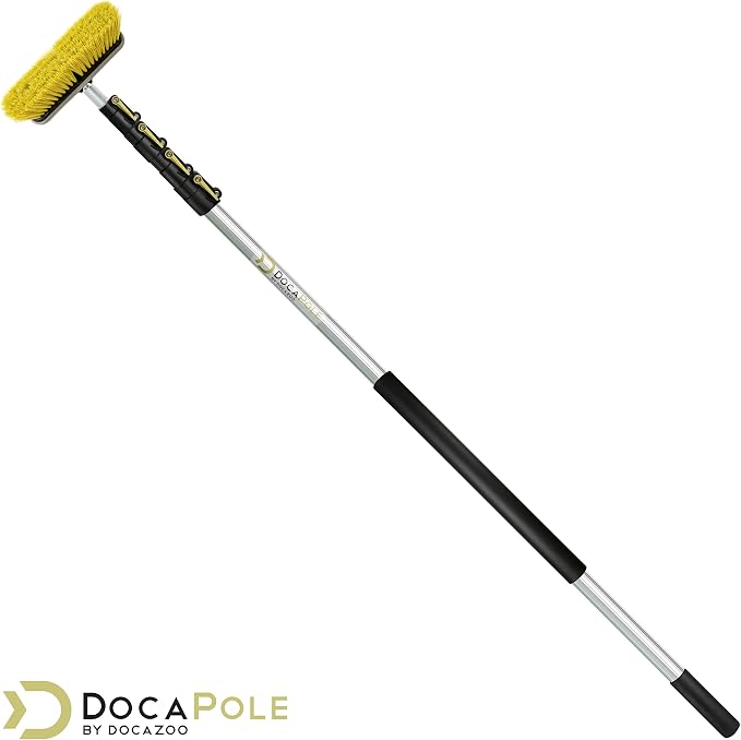 DOCA Scrub Brush 7-30 Ft with Long Handle Extension Pole - Image 2