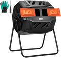 VIVOSUN Outdoor Tumbling Composter Dual Rotating Batch Compost Bin, 43 Gallon by VIVOSUN