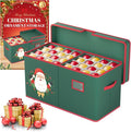 Christmas Ornament Storage Box Christmas Ornament Storage 128 Ornaments Slots by ROMANKAS