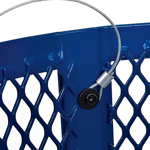 Global Industrial Outdoor Diamond Steel Trash Can - Image 6