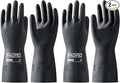 PACIFIC PPE 2 Pairs Chemical Resistant Gloves, Heavy Duty Industrial Rubber by PACIFICPPE