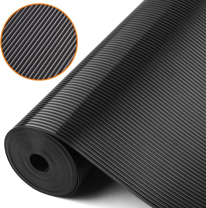Black Shelf Liners for Kitchen Cabinets Non-Adhesive, Drawer Mat Liner for - Image 9