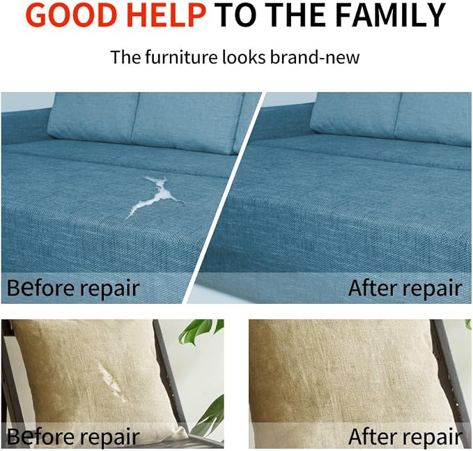 Fabric Repair Patches, Linen Repair Tape Self-Adhesive Fabric Patches Durable - Image 5